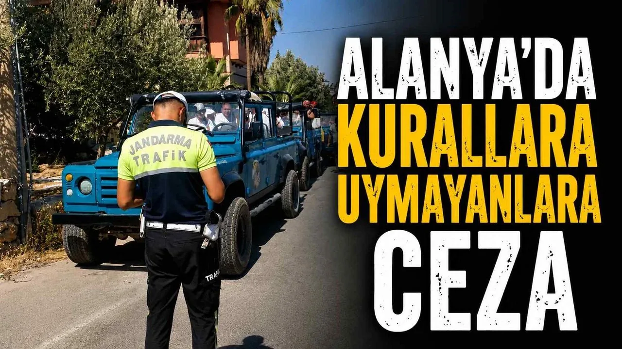 Alanya’da Trafik Denetimleri Sıkılaştırıldı: Kurallara Uymayanlara Ceza Yağdı