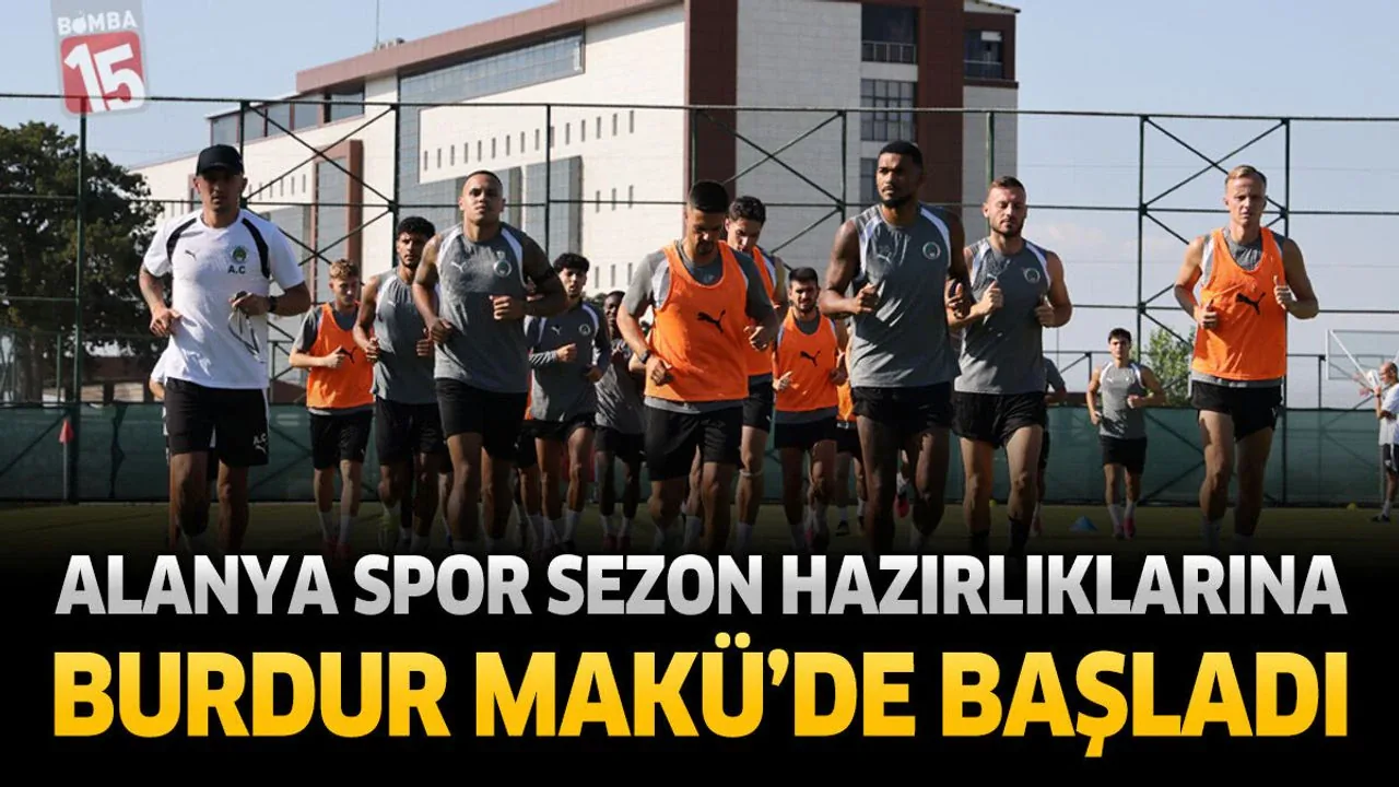 Alanyaspor Yeni Sezon Kampı İçin Burdur’a Çıkarma Yaptı