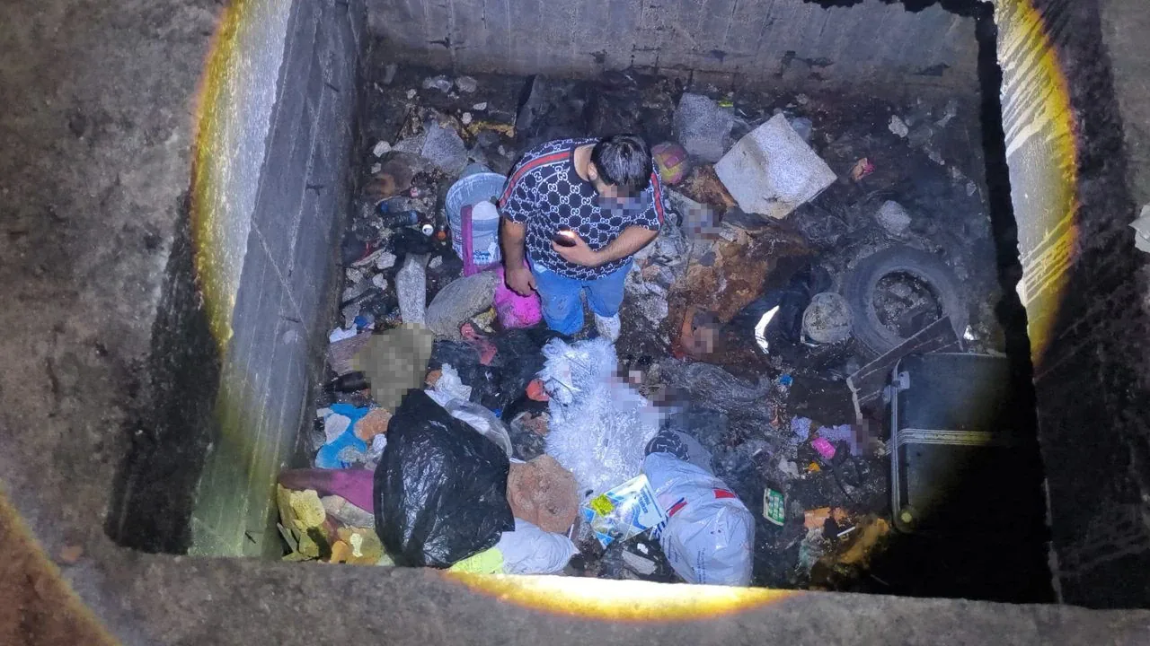 Antalya’da metruk binaya giren genç 4 metrelik kuyuya düştü