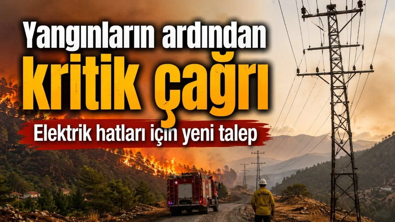 Alanya’da Orman Yangınları Sonrası Kritik Çağrı: Elektrik Hatları Yer Altına Alınsın