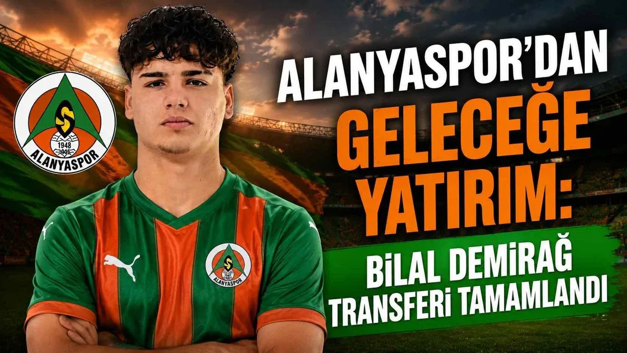 Alanyaspor’dan Genç Transfer Hamlesi: Bilal Demirağ Anlaşmaya Vardı
