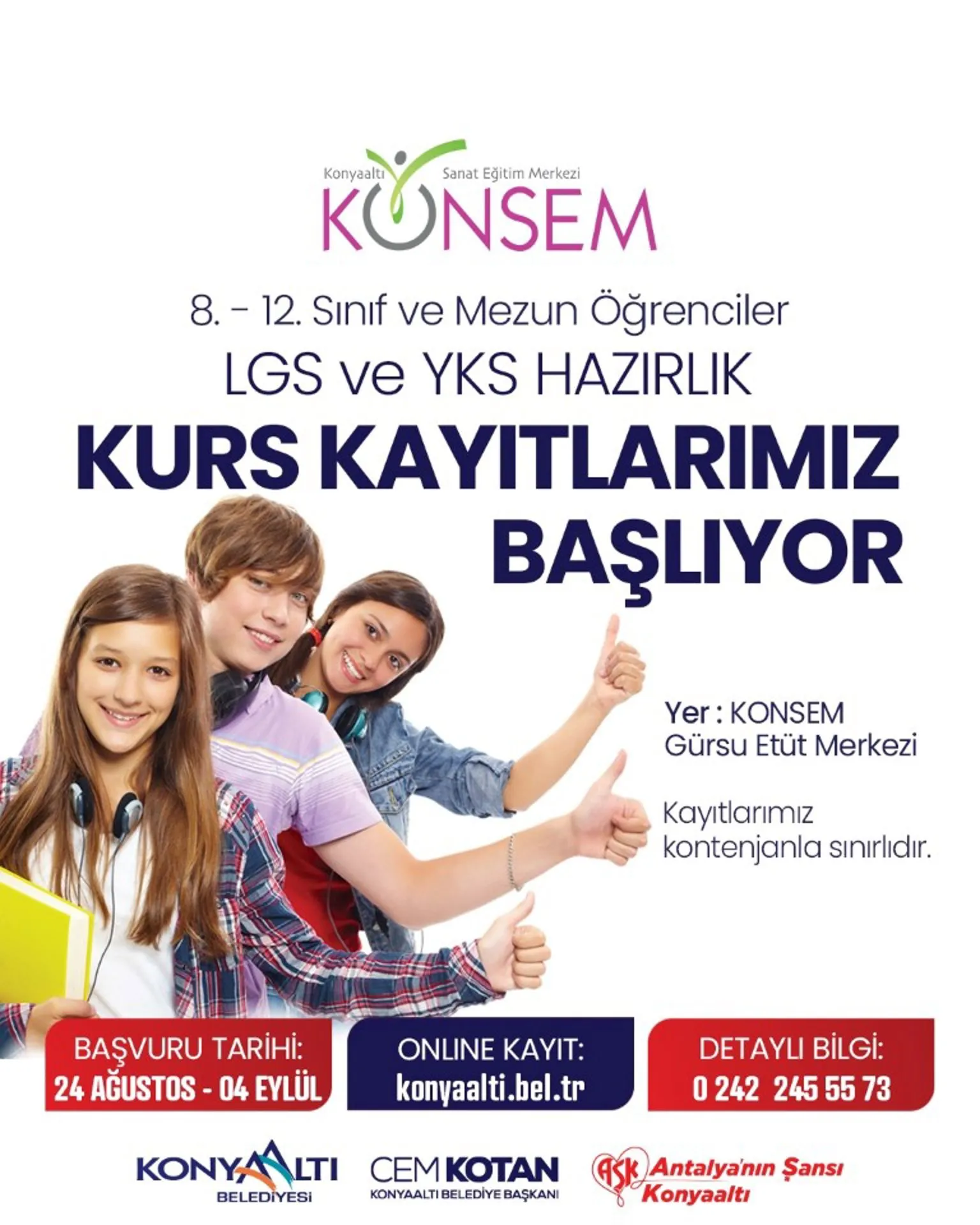Lise ve üniversite adayları dikkat: “Ücretsiz kurs kayıtları başlıyor”