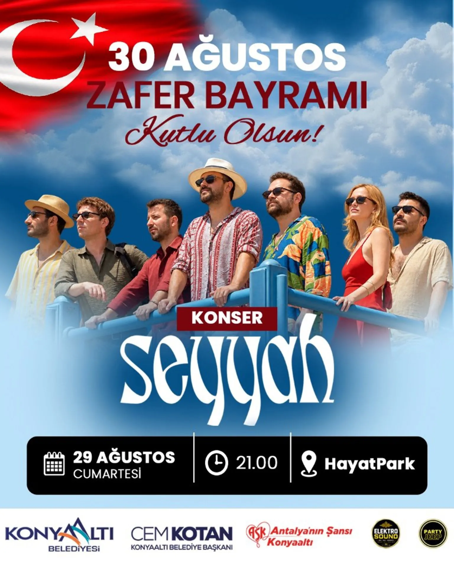 Zaferin coşkusu HayatPark’ta yaşanacak