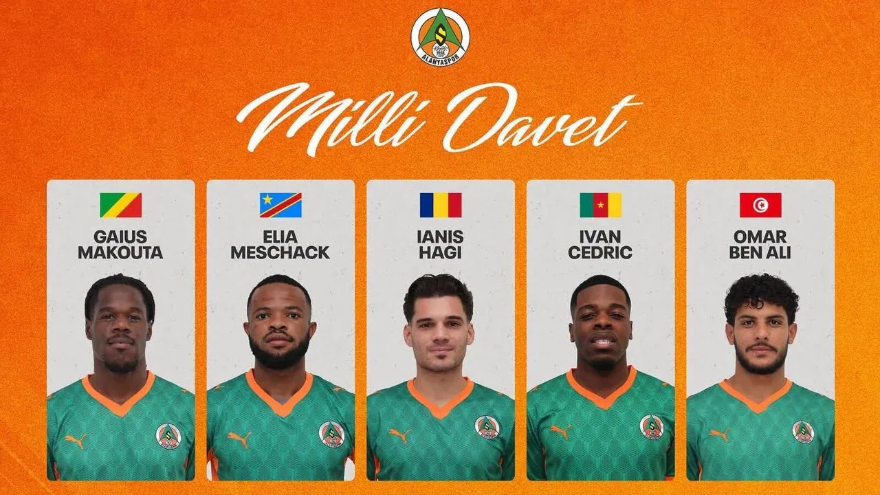 Alanyaspor’dan 5’e milli davet: Hagi, Elia ve Makouta kadrolarda