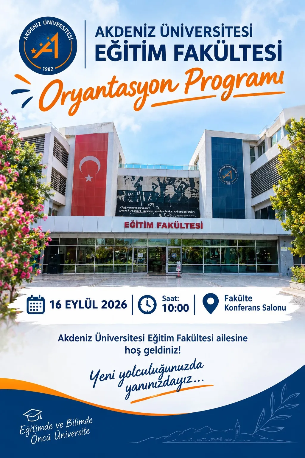Eğitim Fakültesi Yeni Öğretmen Adaylarını Oryantasyon Programında Buluşturdu –