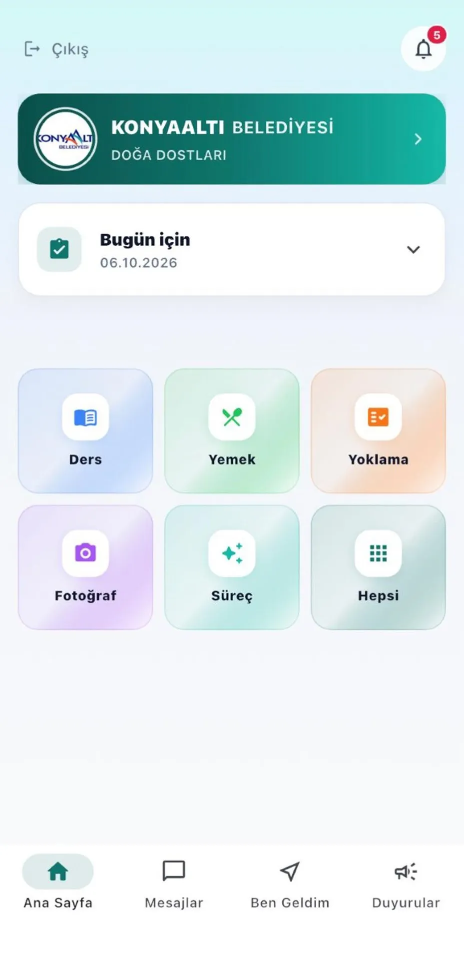 Aileler ‘Konyaaltı Kreşim’le çocuklarını takip edecek