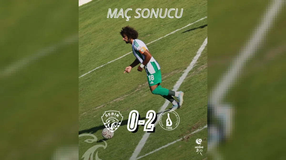 Serikspor Sahasında Mağlup Oldu: 0-2