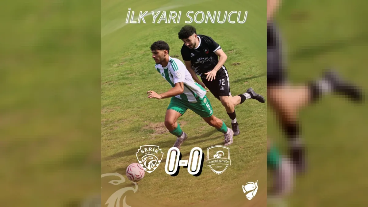 Serikspor İlk Yarıda Eşitliği Bozamadı: Mücadelede Ses Çıkmadı