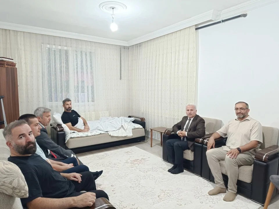 İl Müftüsü Yığman’dan İmam Hatip Macit’e Geçmiş Olsun Ziyareti